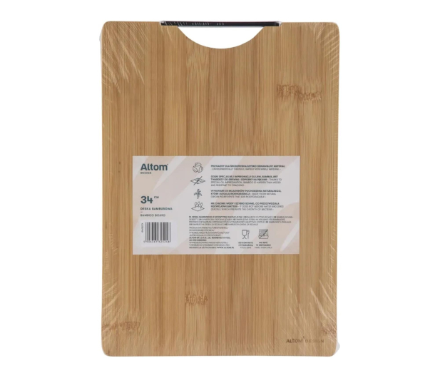 Altom Deska bambusowa z uchwytem 34x24x1,8 cm - 1580564 - zdjęcie 3